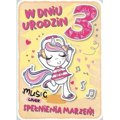 Armin Style Karnet Urodziny 3 GM-686