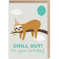 Cardie Kartka urodzinowa Chill Out, eko koperta K012