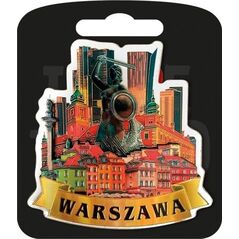 Pan Dragon Magnes I love Poland Warszawa ILP-MAG-A-WAR-07