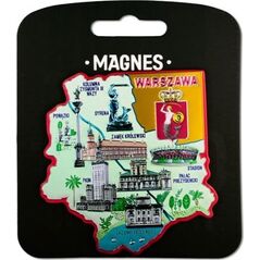 Pan Dragon Magnes I love Poland Warszawa ILP-MAG-A-WAR-29