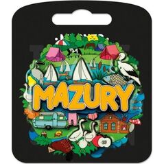 Pan Dragon Magnes I love Poland Mazury ILP-MAG-C-MAZ-07
