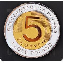Pan Dragon Magnes I love Poland Polska ILP-MAG-B-PL-44