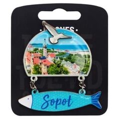 Pan Dragon Magnes I love Poland Sopot ILP-MAG-D-SOP-19