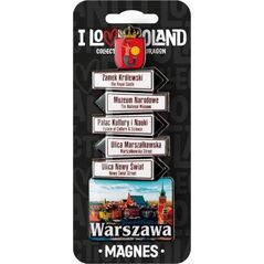 Pan Dragon Magnes I love Poland Warszawa ILP-MAG-C-WAR-11