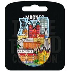 Pan Dragon Magnes I love Poland Katowice ILP-MAG-C-KAT-05