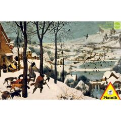 Piatnik Puzzle 1000 - Brueghel, Myśliwi na śniegu PIATNIK