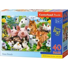 Castorland Puzzle 40 maxi - Farm Friends CASTOR