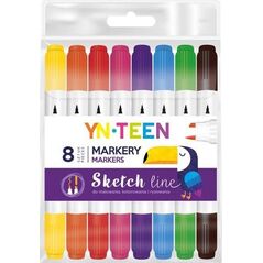 Interdruk Marker Sketch Line 8 kolorów YN TEEN