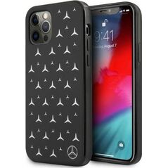 Mercedes Mercedes MEHCP12LESPBK iPhone 12 Pro Max 6,7" czarny/black hardcase Silver Stars Pattern