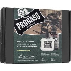 Proraso PRORASO Cypress & Vetyver Special Beard Care Set Szampon do włosów 200ml zestaw upominkowy