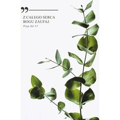 Koinonia Kartka - Z całego serca Bogu zaufaj - gałązka
