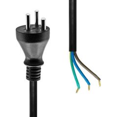 Kabel zasilający ProXtend ProXtend Power Cord Denmark to Open End 1M Black