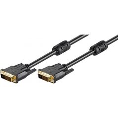 Kabel Goobay DVI-D - DVI-D 5m czarny (93112)