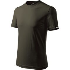 Dedra Koszulka męska T-shirt S, kolor army, 100% bawełna