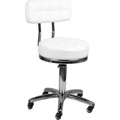 Activeshop Taboret kosmetyczny AM-877 biały universal