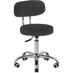 Activeshop Taboret kosmetyczny do pedicure A-007 czarny universal