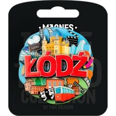 Pan Dragon Magnes I love Poland Łódź ILP-MAG-C-LOD-01