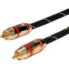 Kabel Roline RCA (Cinch) - RCA (Cinch) 2.5m złoty