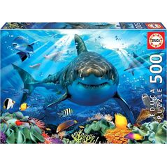 Educa Puzzle 500 Żarłacz biały G3