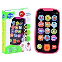 Ramiz Edukacyjny Interaktywny SmartPhone Niebieski