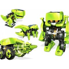 Lean Sport Import LEANToys Robot Solarny 4 w 1 Baterie Słoneczne Dinozaur DIY