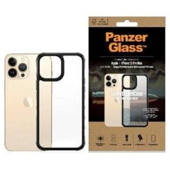 PanzerGlass PanzerGlass ClearCase iPhone 13 Pro Max 6.7" black Antibacterial Military grade SilverBullet 0320