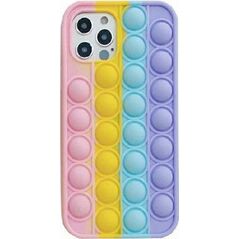 ETUI BUBBLE ANTYSTRESOWE SENSORYCZNE IPHONE 12 / 12 PRO PASTELOWY standard