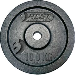 Best Sporting Obciążenie Żeliwne Czarne 10 kg Fi 30mm