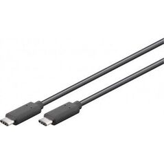 Kabel USB Goobay USB-C - USB-C 3 m Czarny (66509)