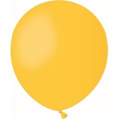 Gemar Balony pastelowe Ciemnożółte, A50, 13 cm, 100 szt.