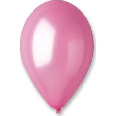 Gemar Balony metaliczne Różowe, GM120, 33 cm, 50 szt.