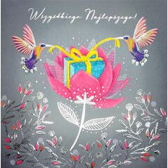 HENRY Karnet KW TŁ Prezent kolibry