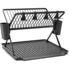 Brabantia Suszarka do naczyń składana duża ciemno szara 139482