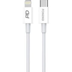 Kabel USB Foneng USB-C - Lightning 1 m Biały (X31 Type-C to ip)