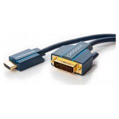 Kabel Clicktronic HDMI - DVI-D 7.5m granatowy (JAB-1339100)