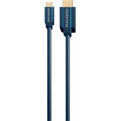 Kabel USB Clicktronic USB-C - HDMI 2 m Granatowy (JAB-6440379)