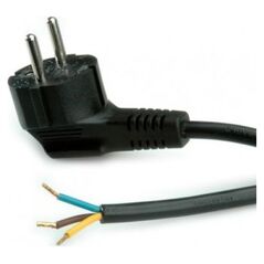 Kabel zasilający Roline ROLINE Kabel zasilający Schuko / otwarty koniec czarny, 3m