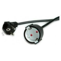 Kabel zasilający Value VALUE Kabel przedłużacz Schuko czarny 230VAC 10.0m