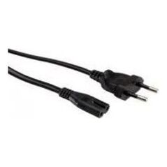 Kabel zasilający Value Value Kabel zasilający Euro 2-pin czarny 1.8m