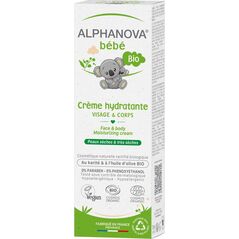Alphanova Bebe Nawilżający krem do twarzy i ciała, 75 ml