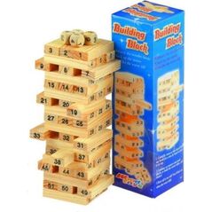 Jokomisiada Drewniane Klocki JENGA CHWIEJĄCA SIĘ WIEŻA GR0189