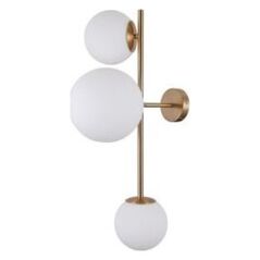 Kinkiet Italux Kinkiet ścienny LED Ready do salonu nowoczesny Italux Vailante kule WL-31221-3-HBR