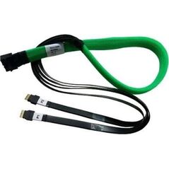Broadcom SFF 8654 - SFF 8654, 1m, Czarno-zielony (05-60004-00)