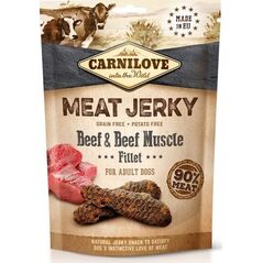 Brit Carnilove Dog Jerky Beef & Beef Fillet - wołowina i filet wołowy 100g