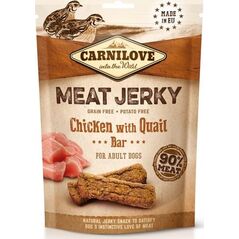 Brit Carnilove Dog Jerky Chicken with Quail Bar - kurczak i przepiórka 100g