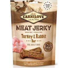 Brit Carnilove Dog Jerky Turkey & Rabbit Bar - indyk i królik 100g