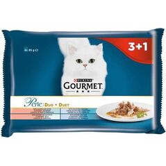 Purina GOURMET PERLE DUO Duet Rybny 4x85g