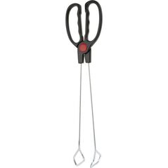 BBQ Szczypce STALOWE do grilla grillowania obracania serwowania 35,5 cm