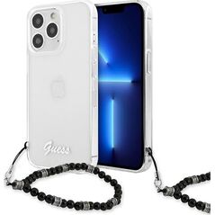 Guess Guess GUHCP13XKPSBK iPhone 13 Pro Max 6,7" Transparent hardcase Black Pearl