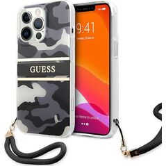 Guess Guess GUHCP13XKCABBK iPhone 13 Pro Max 6,7" czarny/black hardcase Camo Strap Collection